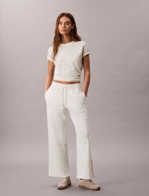 French Terry Wide Leg Sweatpants, Tofu