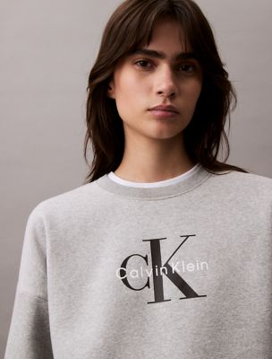 ■ ■ 2color women's relaxed fit archive logo cre Archive Logo Relaxed Crewneck T-Shirt | Calvin Klein® USA