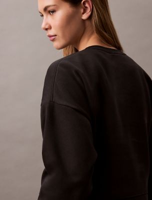 Женские худи Calvin Klein Monologo Fleece Relaxed Sweatshirt — фото 6