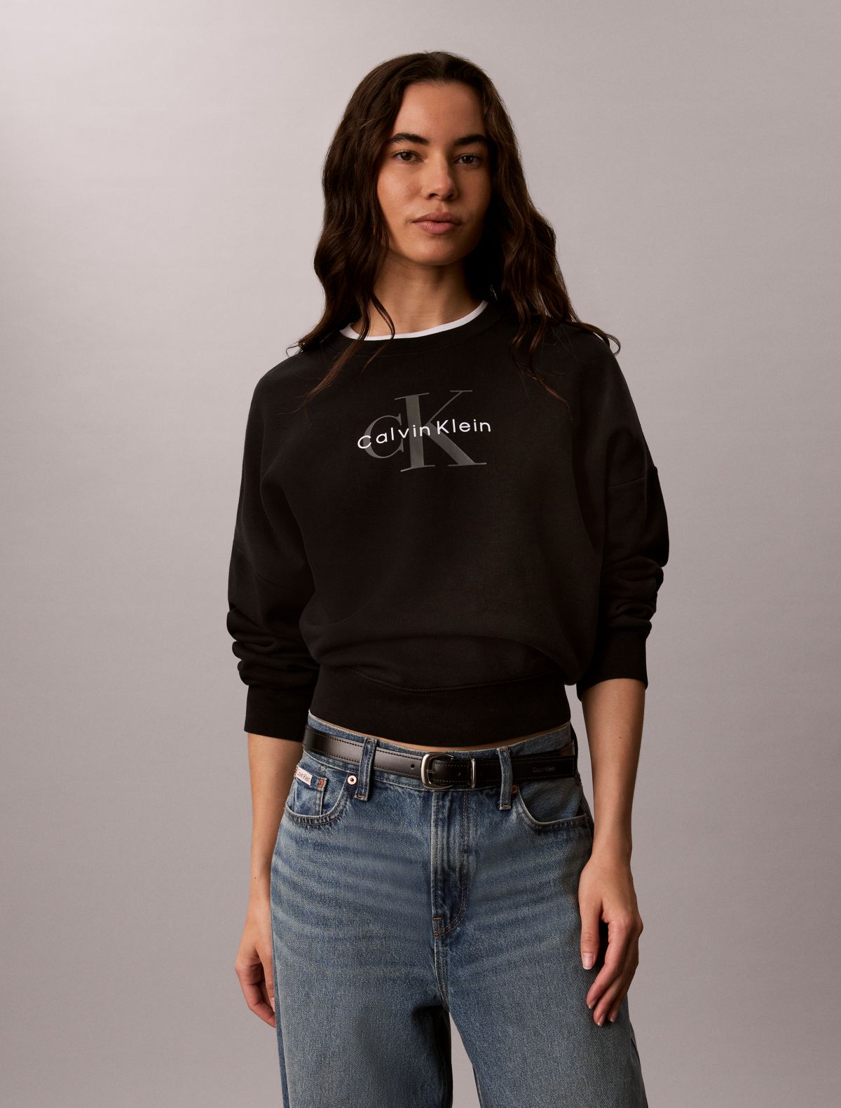 Monologo Fleece Relaxed Sweatshirt