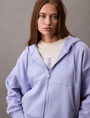 人気★CK JEANS★Archive Logo Fleece Hood Zip-Up 送料・関税込 Calvin Klein Archive Logo Zip Up Hoodie Chalk | Rustan's