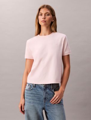Archive Logo T-Shirt, Crystal Pink
