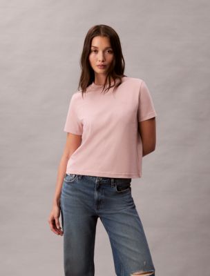 Archive Logo T-Shirt, Pale Mauve
