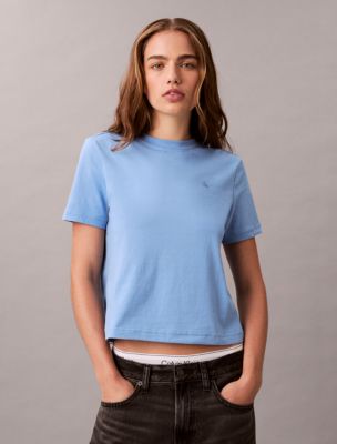 Archive Logo T-Shirt, Silver Lake Blue