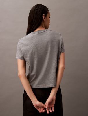 ★ ★ Women's Archive Logo Crewneck T-Shirt 47A21 Archive Logo T-Shirt | Calvin Klein® Canada