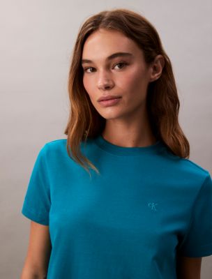 ★ ★ Women's Archive Logo Crewneck T-Shirt 47A21 Archive Logo T-Shirt | Calvin Klein