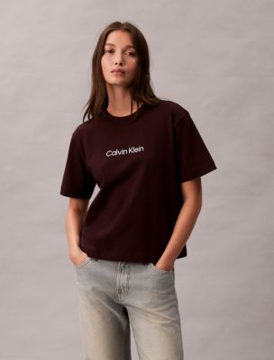 Standard Logo Relaxed T-Shirt, Mocha Brown