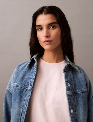 Standard Logo Boxy Fit Crewneck T-Shirt