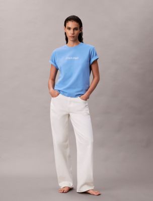 Standard Logo Relaxed T-Shirt, Silver Lake Blue
