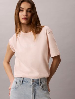 Standard Logo Relaxed T-Shirt, Soft Pink