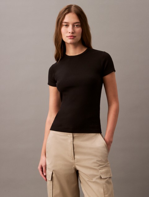 Женские футболки Calvin Klein Cotton Contour Rib T-Shirt