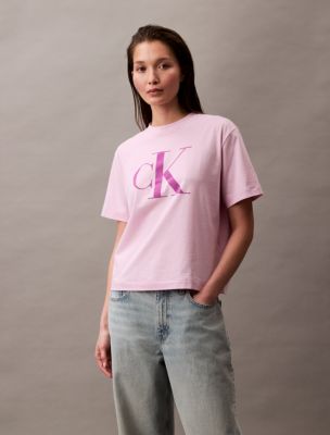 Monogram Logo Boxy T-Shirt, Corsage