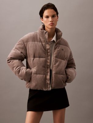 Classic Sherpa Puffer Jacket, Cinder