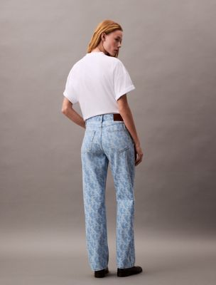 Allover Logo 90s Straight Jeans | Calvin Klein® USA