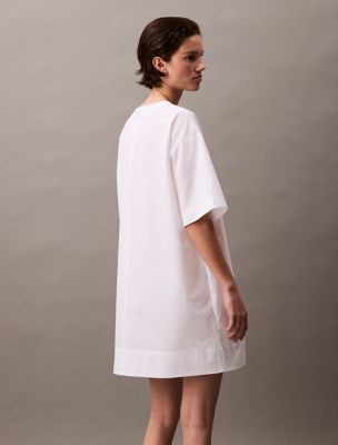Женские платья Calvin Klein Cotton Relaxed Mini T-Shirt Dress — фото 4
