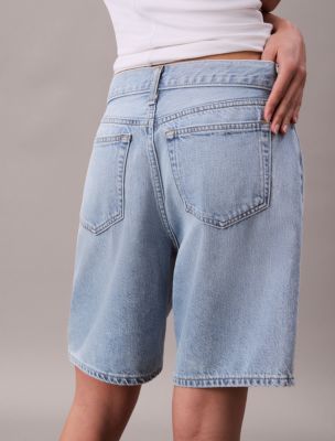 【KOOLOSET】Western Mood Sand Bermuda Denim Relaxed Bermuda Denim Shorts | Calvin Klein