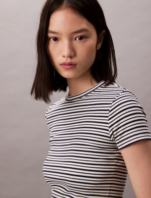 Cotton Contour Rib T-Shirt | Calvin Klein® USA
