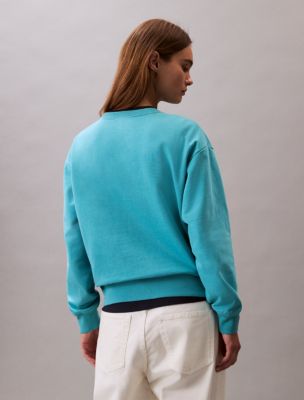 Monologo French Terry Relaxed Sweatshirt | Calvin Klein
