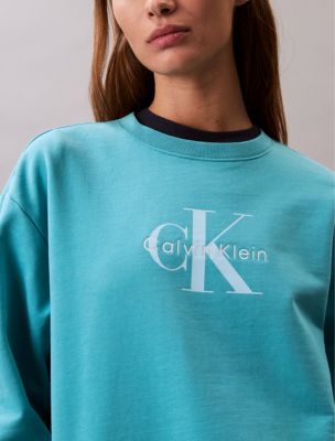Monologo French Terry Relaxed Sweatshirt | Calvin Klein