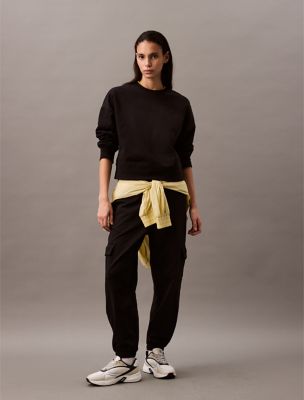 ■ ■ 2color women's relaxed fit archive logo cre Archive Logo Fleece Relaxed Sweatshirt | Calvin Klein