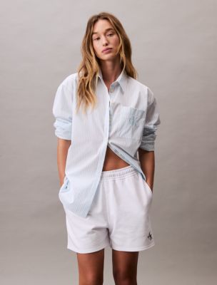 Monologo French Terry Shorts, Brilliant White