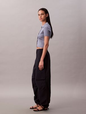 Crinkle Nylon Parachute Pants | Calvin Klein