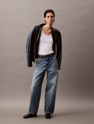High Rise Barrel Jeans, Gold Dust