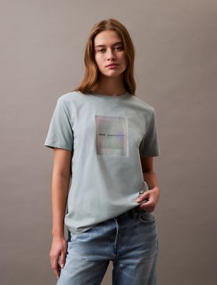 Photo Logo Graphic Classic T-Shirt, Slate