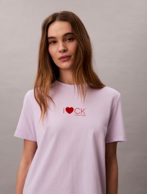 Heart Logo Classic T-Shirt, Island Lilac