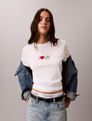 Heart Logo Classic T-Shirt, Bright White