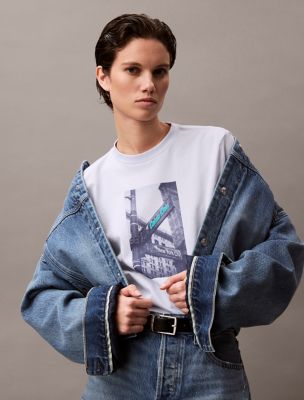Street Sign Graphic Boxy T-Shirt