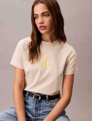 [ ] CK Monogram Logo T-shirt ★大人気★ Calvin Klein Short Sleeve Monogram Logo T-Shirt Brilliant