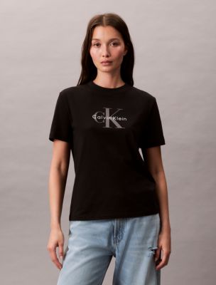 Monogram Logo Tee, Black