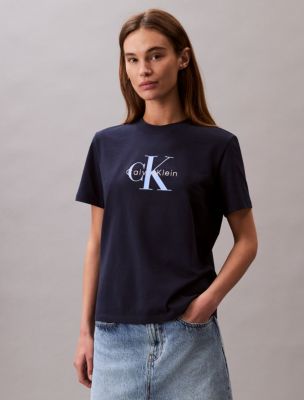 Monogram Logo Tee, Dark Sapphire