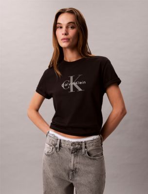 Monogram Logo Tee, Black