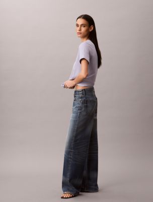 Женская футболка Calvin Klein Monologo, цвет: Небесно-голубой — фото 2