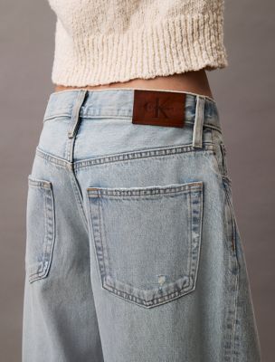 ★ ★ Women's 90s loose fit light blue denim 47B9 Ksubi Nine o muse slash 5000007286 Women's Denim Jeans
