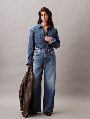 Wide Leg Selvedge Jean, Constellation