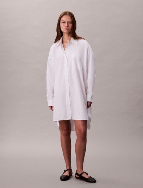 Женские платья Calvin Klein Cotton Relaxed Shirt Dress