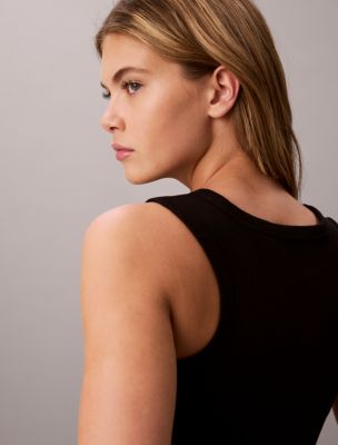 Бельё Calvin Klein Cotton Stretch Rib Tank Top — фото 4