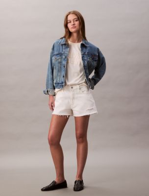 Logo Graphic Cropped Relaxed T-Shirt, Tofu