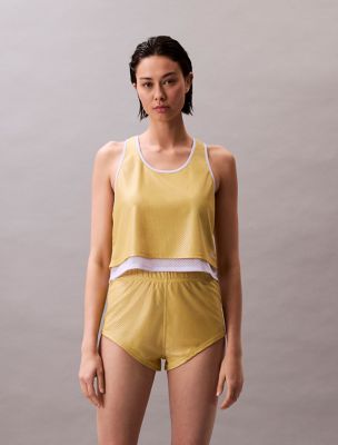 Pride Mesh Shorts , Pale Lime Yellow
