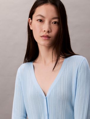 Женские кардиганы Calvin Klein Smooth Variegated Rib Sweater Cardigan — фото 4