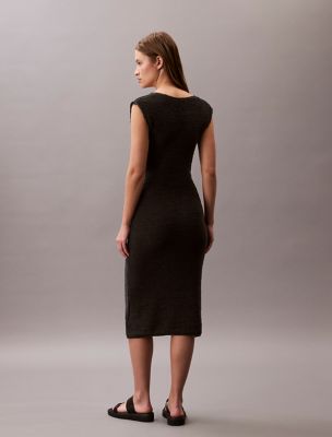 Knit Sleeveless Midi Dress