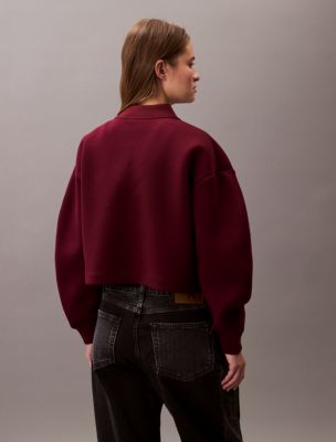 【 】Scuba Cropped Relaxed Bomber Jacket 47C524G_VLP_main