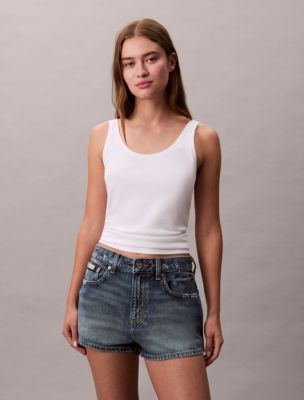 Женские шорты Calvin Klein Denim Mini, цвет: Синий — фото 3
