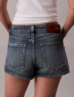 Женские шорты Calvin Klein Denim Mini, цвет: Синий — фото 5