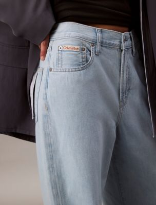 Женские джинсы Calvin Klein Linen Blend Wide Leg Jeans — фото 2