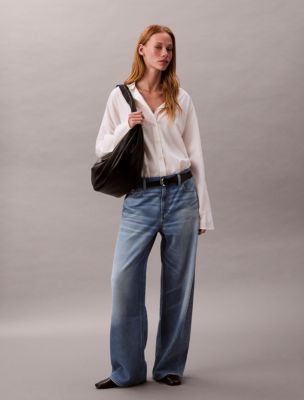Low Rise Baggy Jeans, Diamond Cove
