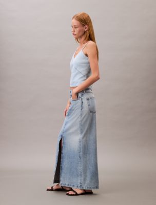 Женские юбки Calvin Klein Denim Maxi Skirt — фото 2